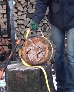 Sangle à Bois - Woodstrapper - Fendre Du Bois Facilement -SILVERLINE Ventes 1 big log C 1384436285