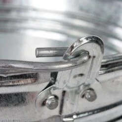 Silverline Lot De 3 Seaux Style Retro En Acier Galvanisé -SILVERLINE Ventes 3 seaux en acier galvanise pas cher