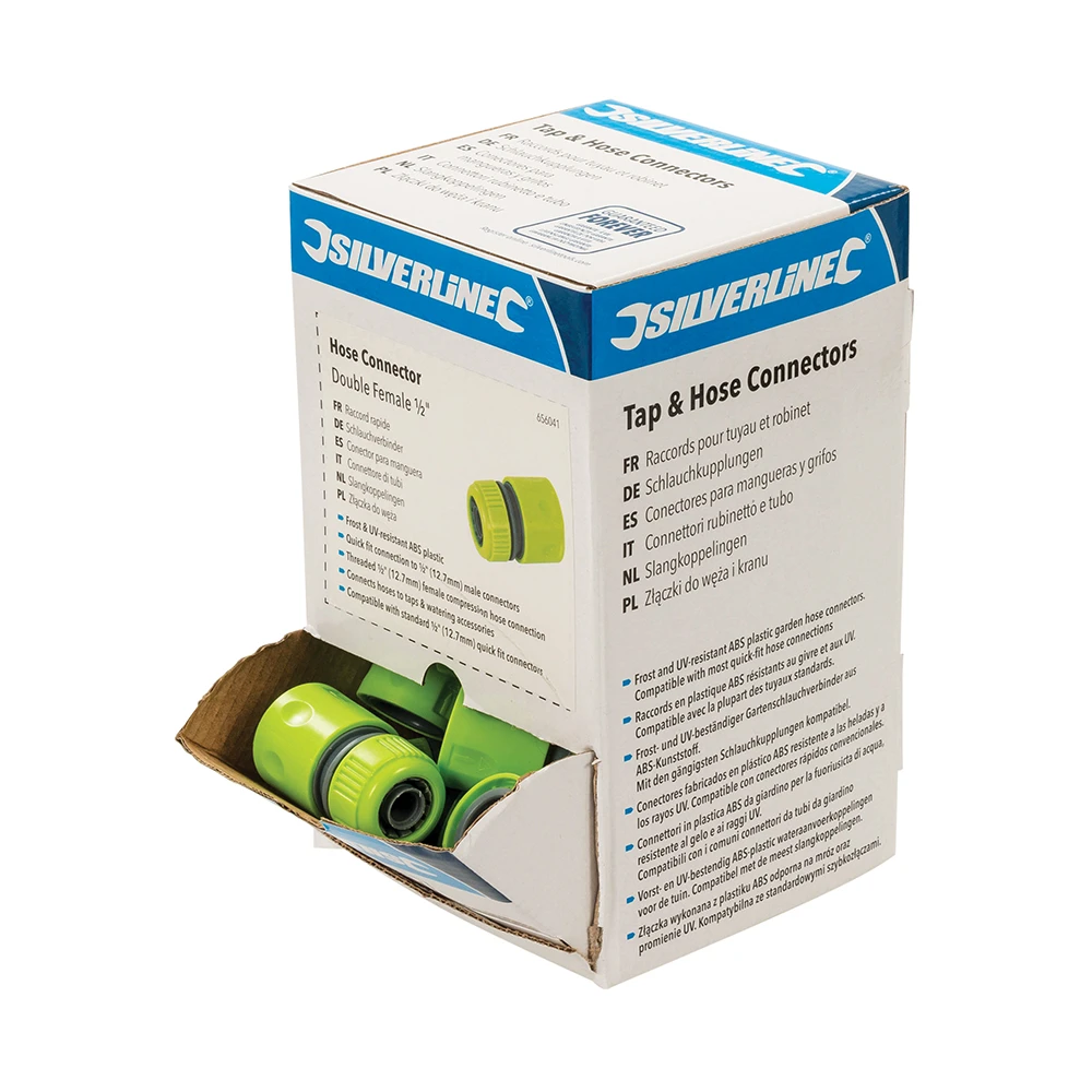 Silverline 30 Raccords Rapides Pour Tuyaux D'arrosage 7 Silverline 30 Raccords Rapides Pour Tuyaux D'arrosage – Image 5