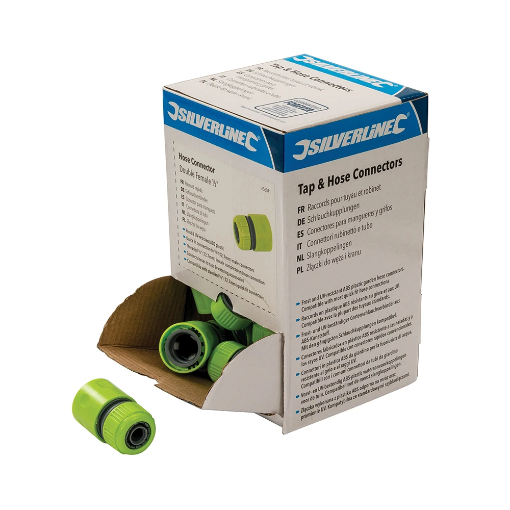 Silverline 30 Raccords Rapides Pour Tuyaux D'arrosage 3 Silverline 30 Raccords Rapides Pour Tuyaux D'arrosage