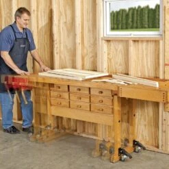 4 Roues Escamotables Pour établi 180 Kg Max - Qualité Professionnelle Rockler -SILVERLINE Ventes 4 roues escamotables pour etabli 180 kg max qualite prof 3