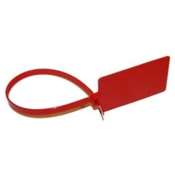50 Collier De Cablage Rouges Avec Plaque D'identification