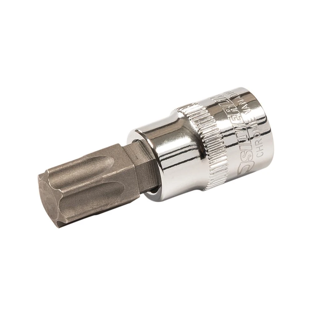 Silverline Jeu De 5 Douilles Torx T40 à T60. Carré 3/8" 4 Silverline Jeu De 5 Douilles Torx T40 à T60. Carré 3/8" – Image 2