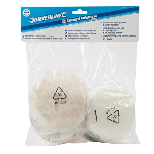 Silverline 8 Accessoires De Ponçage Et De Polissage M14 115 Mm 4 Silverline 8 Accessoires De Ponçage Et De Polissage M14 115 Mm – Image 2