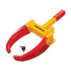 Silverline Antivol Pour Roue, Sabot De Roue Antivol Ajustable Avec 2 Clés -SILVERLINE Ventes Antivol pour roue sabot de roue antivol ajustable avec 2 4