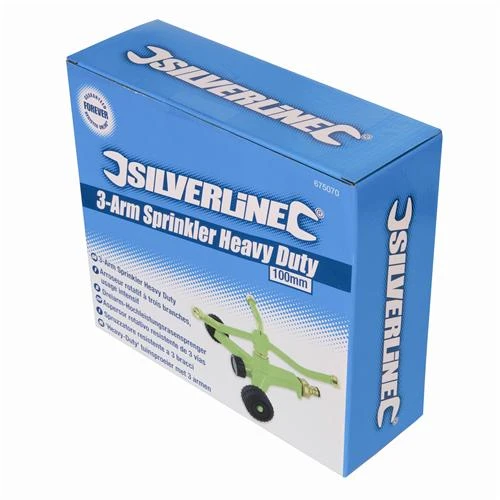 Silverline Arroseur Rotatif Professionnel à Trois Branches 4 Silverline Arroseur Rotatif Professionnel à Trois Branches – Image 2