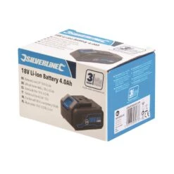 Batterie Silverline 18V Li-Ion 4 Ah -SILVERLINE Ventes Batterie Silverline 18V Li Ion 4 Ah 3