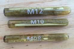 10 Ampoules De Résine De Fixation Chimique M20 -SILVERLINE Ventes Cheville en verre avec resine 1