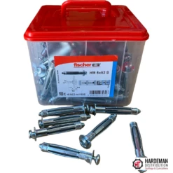 Fischer Chevilles Métalliques Pour Corps Creux M5 X 52 Mm - Boite De 100