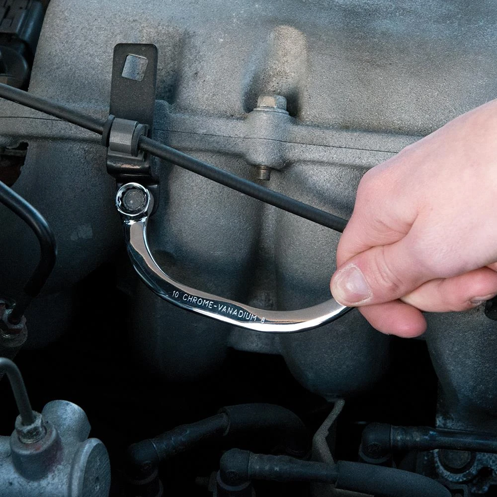 Silverline Trousse De 5 Clés Plates Courbées De 8 à 22 Mm 5 Silverline Trousse De 5 Clés Plates Courbées De 8 à 22 Mm – Image 3