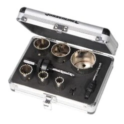 Silverline Coffret De Scies-cloches Diamantées 19 à 57 Mm