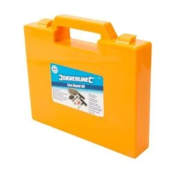Silverline Kit De Réparation Pour Pneus Auto Tubeless Avec 30 Mèches -SILVERLINE Ventes Coffret pour reparation de pneus tubeless