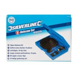 Silverline Coffret Scies-cloches 19 à 127 Mm -SILVERLINE Ventes Coffret scies cloches 16 pcs o 19 127 mm Silverline 63