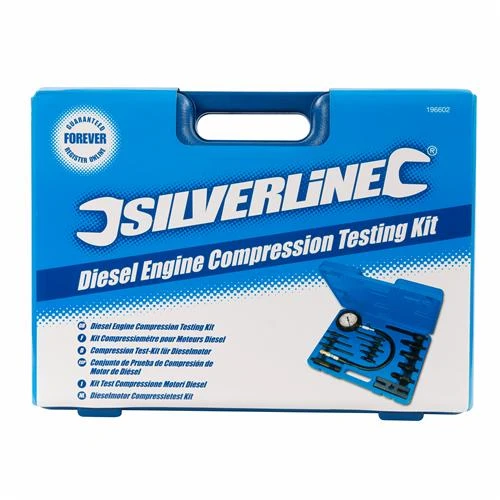 Silverline Compressiomètre Pour Moteur Diesel 6 Silverline Compressiomètre Pour Moteur Diesel – Image 4