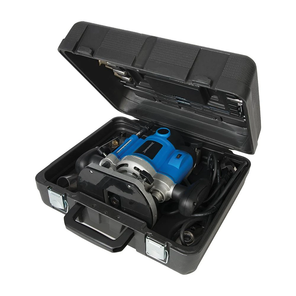 Silverline Défonceuse 2050 W Avec Pinces De Serrage Pour Fraises 1/4", 1/2", 8 Mm, 10 Mm Et 12 Mm 4 Silverline Défonceuse 2050 W Avec Pinces De Serrage Pour Fraises 1/4", 1/2", 8 Mm, 10 Mm Et 12 Mm – Image 2