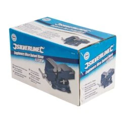 Silverline Etau D'ingénieur à Base Pivotante - Capacité De 120 Mm -SILVERLINE Ventes Etau 5055058173874