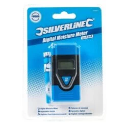 Silverline Hygromètre Digital Pour Bois, Plâtre, Béton Et Mortier -SILVERLINE Ventes Hygrometre Silverline 220841 EAN 5024763117466