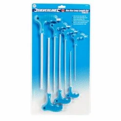 Silverline Jeu De 7 Clés Mâles Longues Allen, Hex, BTR, 6 Pans. 2,5 - 10 Mm 9 Silverline Jeu De 7 Clés Mâles Longues Allen, Hex, BTR, 6 Pans. 2,5 - 10 Mm -SILVERLINE Ventes Jeu de 7 cles hexagonales longues