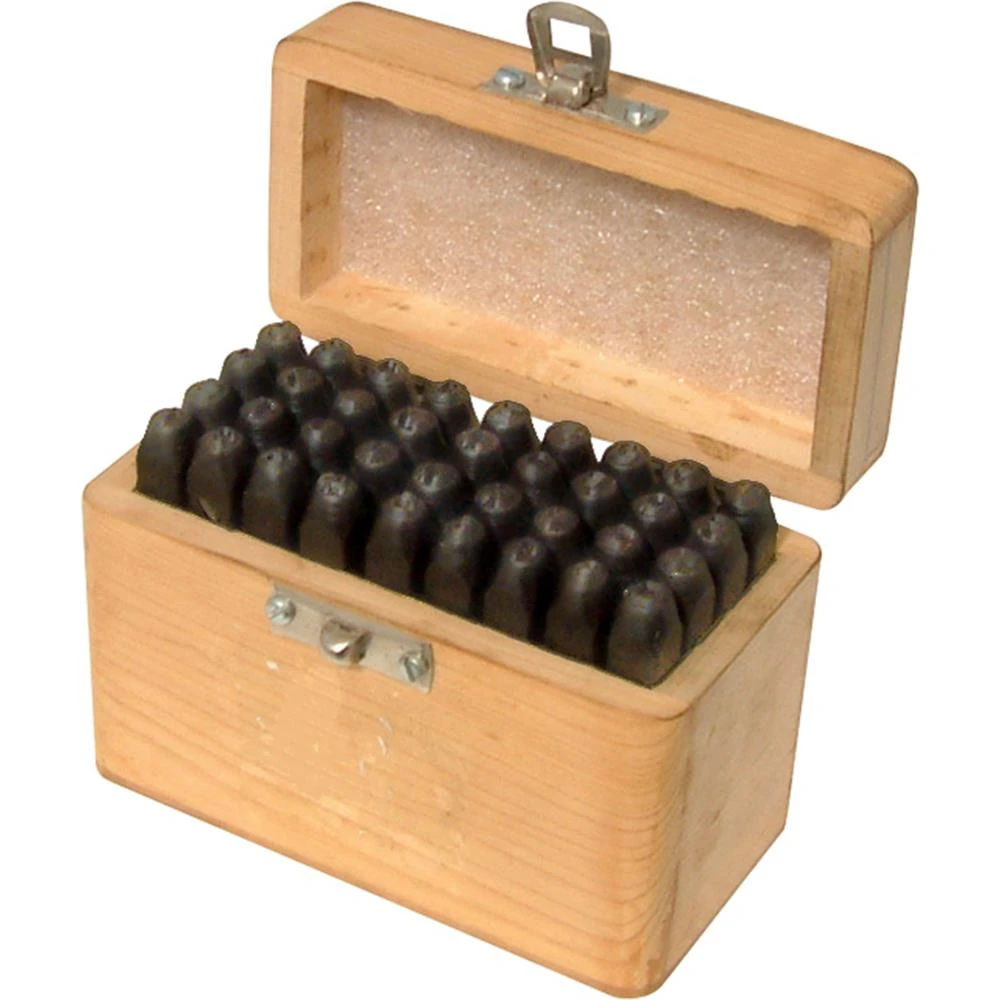 Silverline Jeu De Frappe Poinçons Chiffres Et Lettres à Frapper 5 Mm 4 Silverline Jeu De Frappe Poinçons Chiffres Et Lettres à Frapper 5 Mm – Image 2