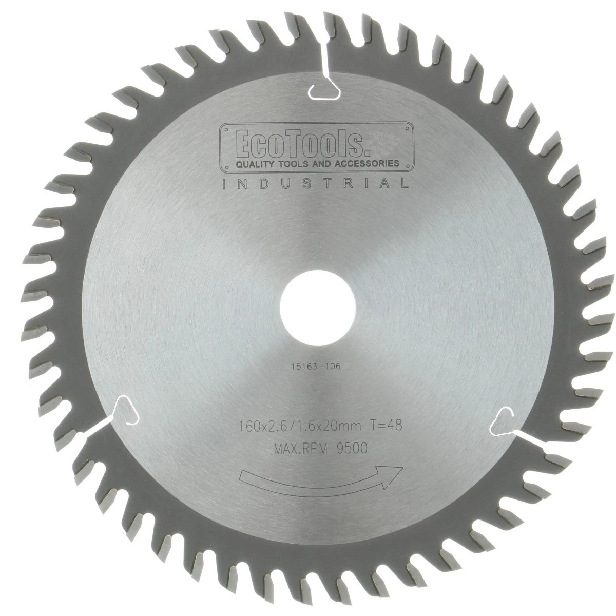 Lame De Scie Circulaire De Qualité Industrielle 160 X 20 Mm 48 Dents 3 Lame De Scie Circulaire De Qualité Industrielle 160 X 20 Mm 48 Dents