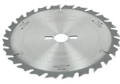 Lame De Scie Circulaire 250 X 30 Mm 24 Dents - Qualité Industrielle -SILVERLINE Ventes Lame de scie circulaire 250 mm pas cher