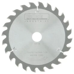 Lame De Scie Circulaire De Qualité Industrielle 150 X 20 Mm 24 Dents