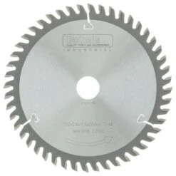 Lame De Scie Circulaire De Qualité Industrielle 150 X 20 Mm 48 Dents