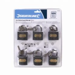 Silverline Lot De 6 Cadenas Interchangeables En Fer -SILVERLINE Ventes Lot de 6 cadenas interchangeables en fer 407238 4