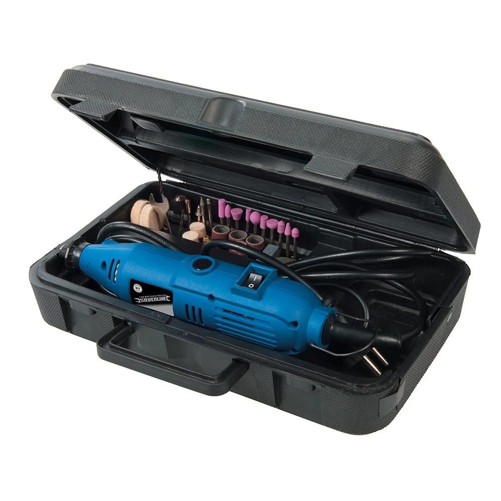 Silverline Mini Meuleuse Perceuse Ponceuse Graveuse Type Dremel 6 Silverline Mini Meuleuse Perceuse Ponceuse Graveuse Type Dremel – Image 4