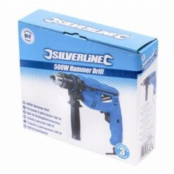 Perceuse à Percussion Filaire 500W Silverline -SILVERLINE Ventes Perceuse Silverline 265897