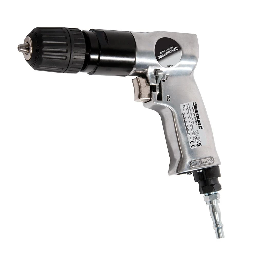 Perceuse Pneumatique Réversible Silverline 793759 3 Perceuse Pneumatique Réversible Silverline 793759