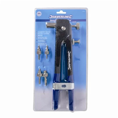 Silverline Pince Pour Rivets Filetés. 4-8 Mm 5 Silverline Pince Pour Rivets Filetés. 4-8 Mm – Image 3