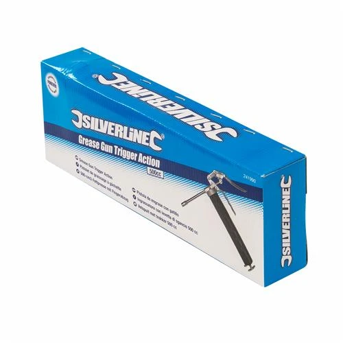 Silverline Pistolet De Graissage à Gâchette 500 Ml 4 Silverline Pistolet De Graissage à Gâchette 500 Ml – Image 2