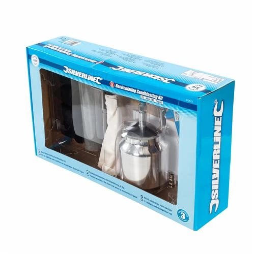 Silverline Kit De Sablage Avec Système De Récupération D’abrasif 6 Silverline Kit De Sablage Avec Système De Récupération D’abrasif – Image 4