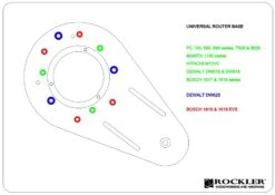 Plateau Support Base Universel Pour Défonceuse -SILVERLINE Ventes Plateau support base universel pour defonceuse 694044 7