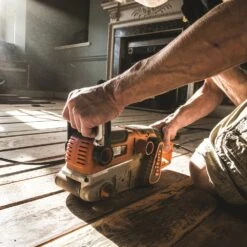 Ponceuse à Bande 76 Mm Triton TA1200BS -SILVERLINE Ventes Ponceuse a bande Triton TA1200BS