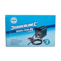Silverline Poste à Souder Sans Gaz Turbo MIG 60-120 A -SILVERLINE Ventes Poste a souder MIG professionnel garantie 3 ans