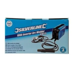 Silverline Poste à Souder MMA / TIG 100 A Avec Onduleur - 100 Ampères Max -SILVERLINE Ventes Poste a souder a larc TIG 100A