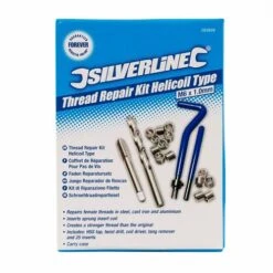 Silverline Coffret De Réparation Des Taraudages De Type Helicoil M6 X 1,0 Mm 7 Silverline Coffret De Réparation Des Taraudages De Type Helicoil M6 X 1,0 Mm -SILVERLINE Ventes Reparation des taraudages M6 x 1 mm