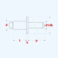 Rivet Aveugle Pop Standard Aluminium 5 X 18 Mm - 500 Pièces 5 Rivet Aveugle Pop Standard Aluminium 5 X 18 Mm - 500 Pièces -SILVERLINE Ventes Rivets aveugles pop DIN 7337A au meilleur prix 11