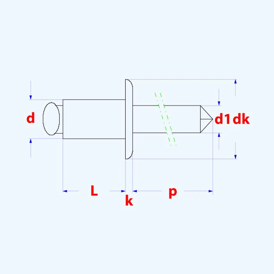 Rivet Aveugle Pop Standard Aluminium 5 X 27 Mm - 250 Pièces 4 Rivet Aveugle Pop Standard Aluminium 5 X 27 Mm - 250 Pièces – Image 2