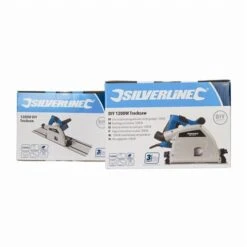 Scie Circulaire Plongeante Silverline Avec 2 Rails De Guidage De 700 Mm -SILVERLINE Ventes Scie circulaire plongeante Silverline avec 2 rails de gu 2 1