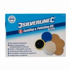 Silverline 6 Accessoires De Ponçage Et Polissage 125 Mm Sur Perceuse -SILVERLINE Ventes Silverline 107912 EAN 5024763036224