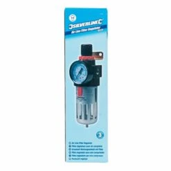 Silverline Filtre Régulateur Pour Air Comprimé 150 Ml -SILVERLINE Ventes Silverline 427596 EAN 5055058145161