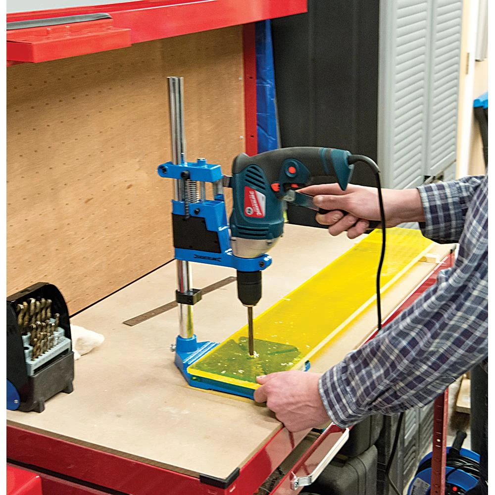 Silverline Support De Perçage Avec Colonne Ronde 500 Mm 4 Silverline Support De Perçage Avec Colonne Ronde 500 Mm – Image 3