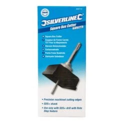 Silverline Trépan à Maçonnerie Avec Cloche Carrée 77 X 77 Mm -SILVERLINE Ventes Silverline 868742