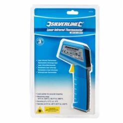 Silverline Thermomètre Infrarouge Laser - 38 °C à + 520 °C -SILVERLINE Ventes Thermometre infrarouge Silverline 633726 EAN 50550581726