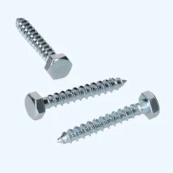 Tirefonds 10x40 Mm Acier Galvanisé - Paquet De 100 -SILVERLINE Ventes Tirefonds acier galva pas cher