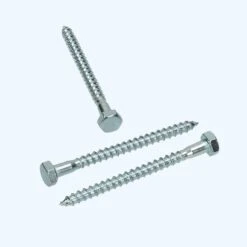 Tirefonds 8x90 Mm Acier Galvanisé - Paquet De 100 -SILVERLINE Ventes Tirefonds classiques galva 1