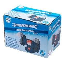 Touret à Meuler 150 Mm - Meule D'établi Silverline -SILVERLINE Ventes Touret a meuler detabli Silverline